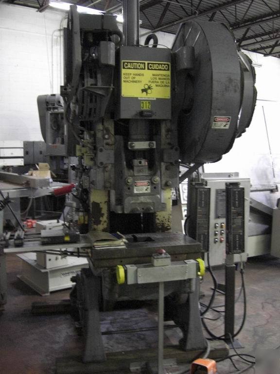 60 ton perkins obi punch press w/ air clutch