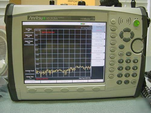 Anritsu ms-2026A vna master 2MHZ-6.000GHZ freq range