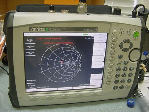 Anritsu ms-2026A vna master 2MHZ-6.000GHZ freq range