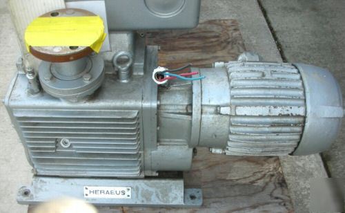 Heraeus DK90 & WS400, mechanical & booster vacuum pumps