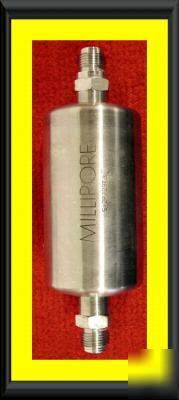 Millipore micron gas filter stainless steel N2 service