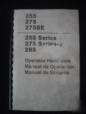 Tennant sweeper operator's manual