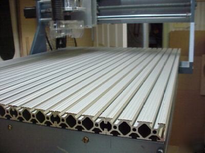 Cnc router aluminum t- slot table top