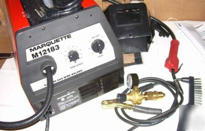 New marquette 130 amp mig welder gas or no gas 