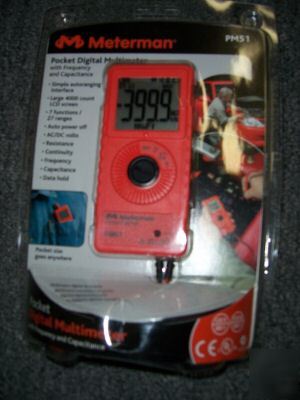 New meterman PM51 digital pocket multimeter - in box 