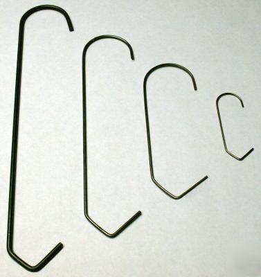 Assorted hangar hooks for powder coating and painting