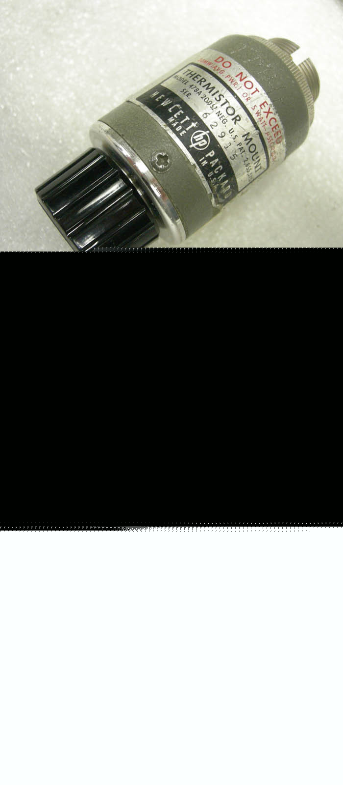 Hp 478A thermistor mount 200 ohm *works great*
