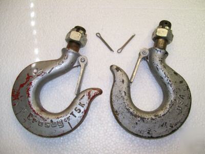 New 2 pcs hoist hooks huge 1