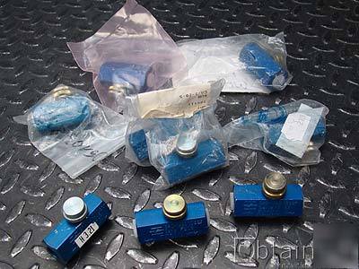 New festo inline flow control valve, gro-1/4, lot of 8, 