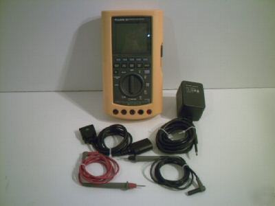 Fluke 867 graphical multimeter w/SW860 fluke software