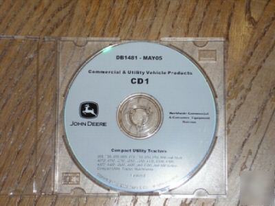 John deere repair manual on cd 770 990 1070 4500 4600