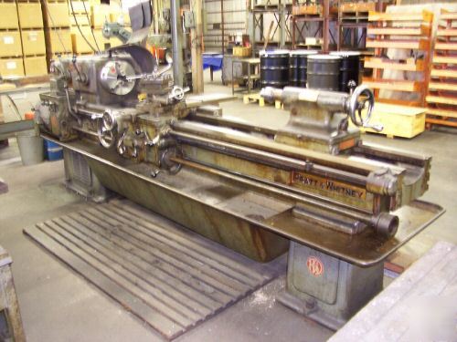 Pratt & whitney horizontal engine lathe (16â€ x 78â€) 